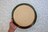 Grande assiette bleu vert doré (29 cm)