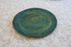 Grande assiette bleu vert doré (29 cm)