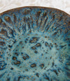 Plateau décoratif Astral bleu  brun  doré (27 cm)