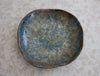 coupe décorative Minérale Bleue Nacrée Brun Dorée (24 cm)