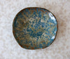 coupe décorative Minérale Bleue Nacrée Brun Dorée (24 cm)