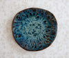 Plateau décoratif Astral bleu  brun  doré (27 cm)