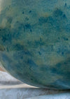 Jarre décentrée Bleue Dorée